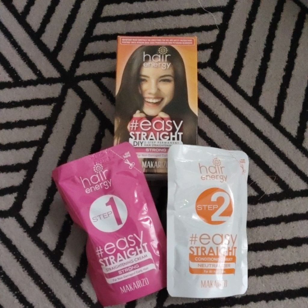 Makarizo Pelurus Rambut Strong  Untuk Rambut Keriting dan tidak rusak