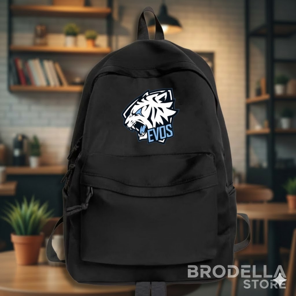 Tas Ransel Sekolah Anak Evos Gaming FF Muat Laptop Ada Slot Botol Minum