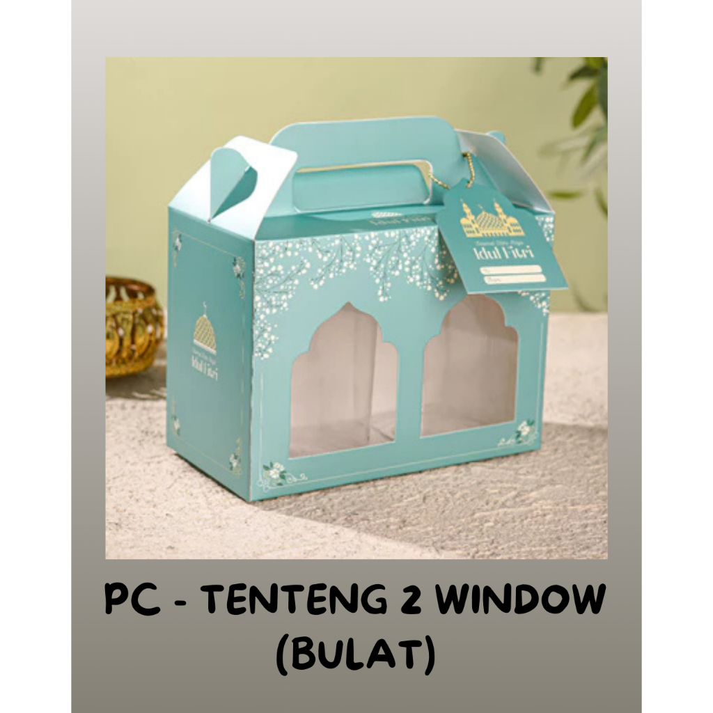 Box Hampers TENTENG 2 WINDOW PC | Kardus | Kotak Hampers | Tempat | Dus Idul Fitri Hampers