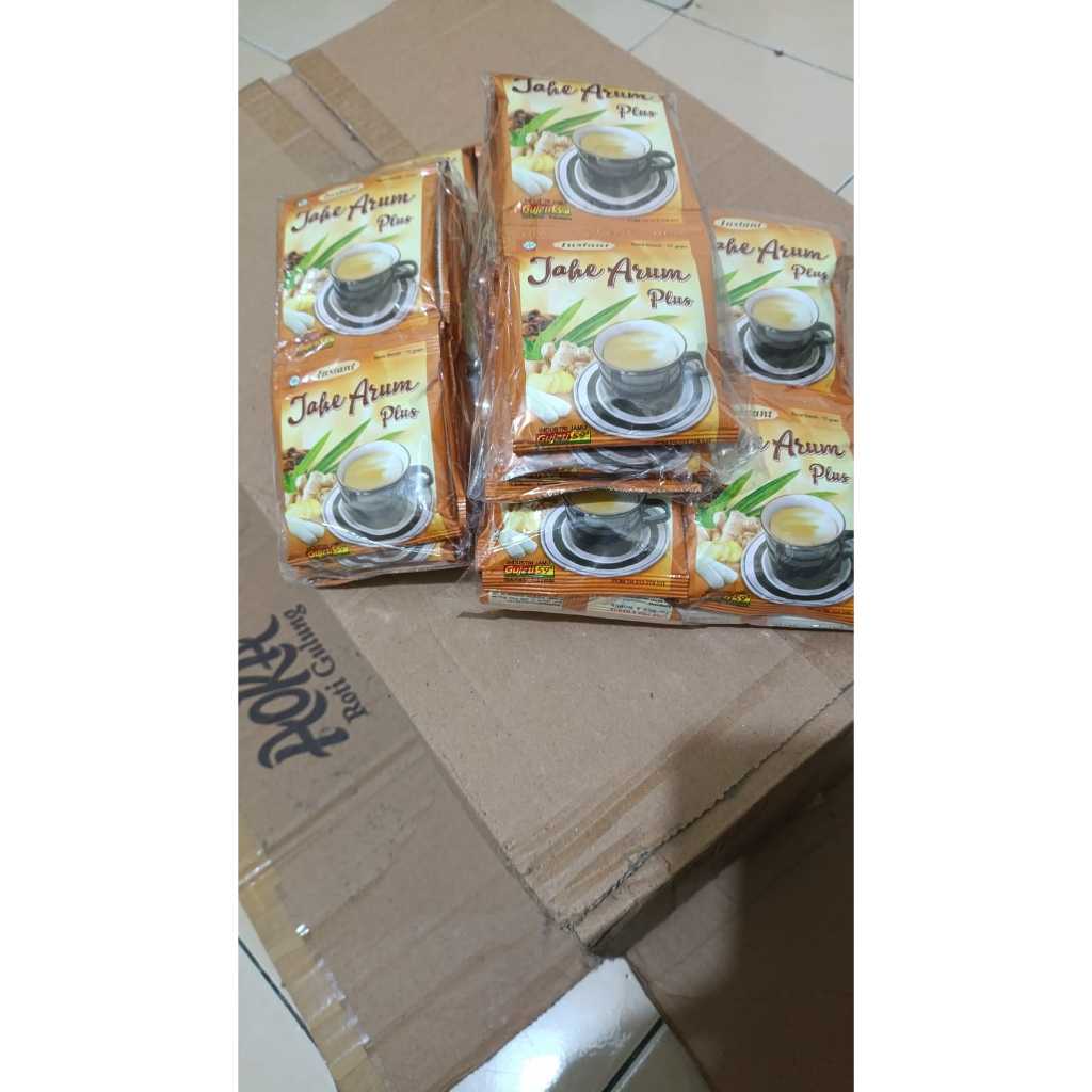Jahe Arum Gujati renceng (10 sachet 15 gram per sachet) exp desember 2027