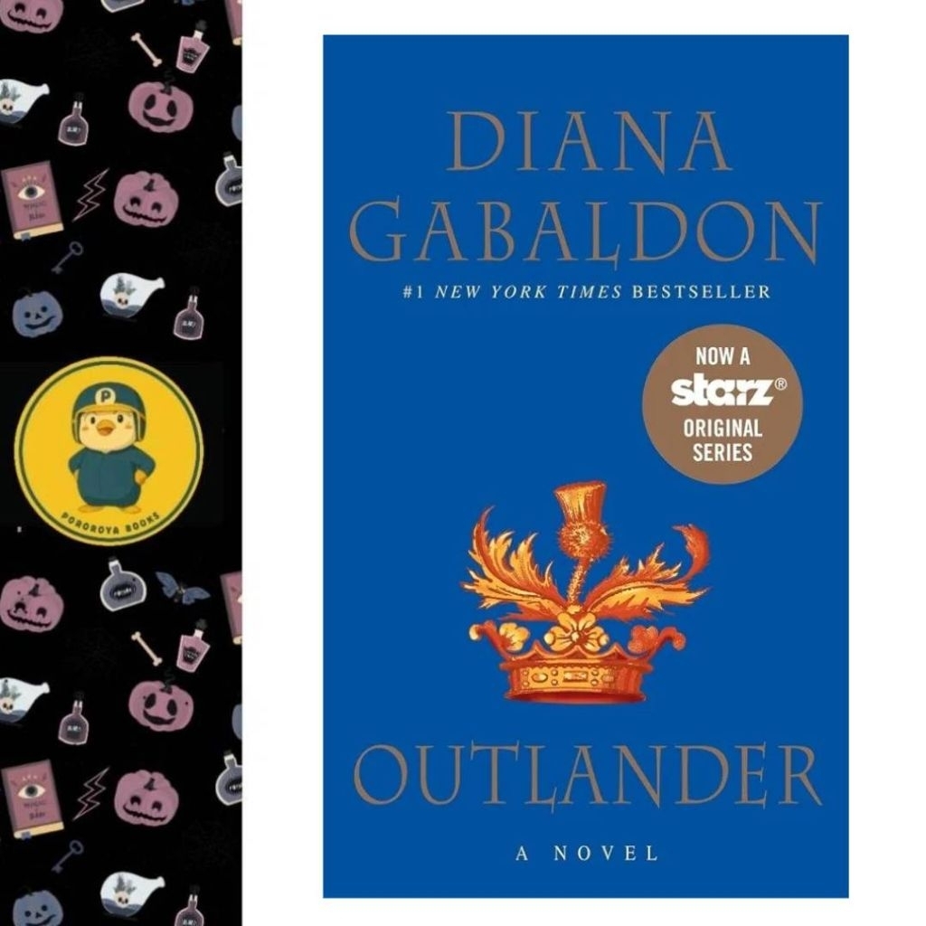 Novel OUTLANDER Diana Gabaldon BUKU ORIGINAL Mass Market Paperback Dell Publishing Novel Film Scotti