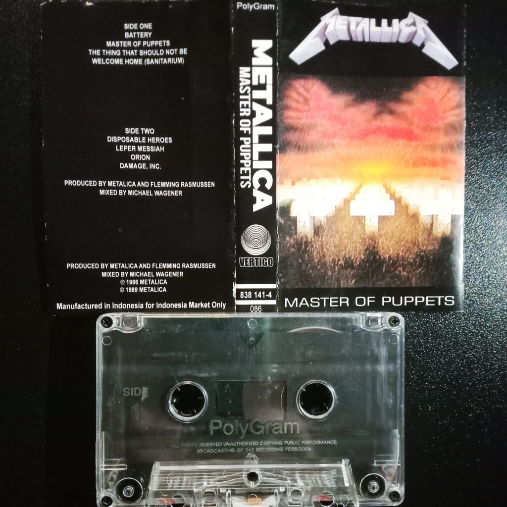 KASET PITA METALLICA