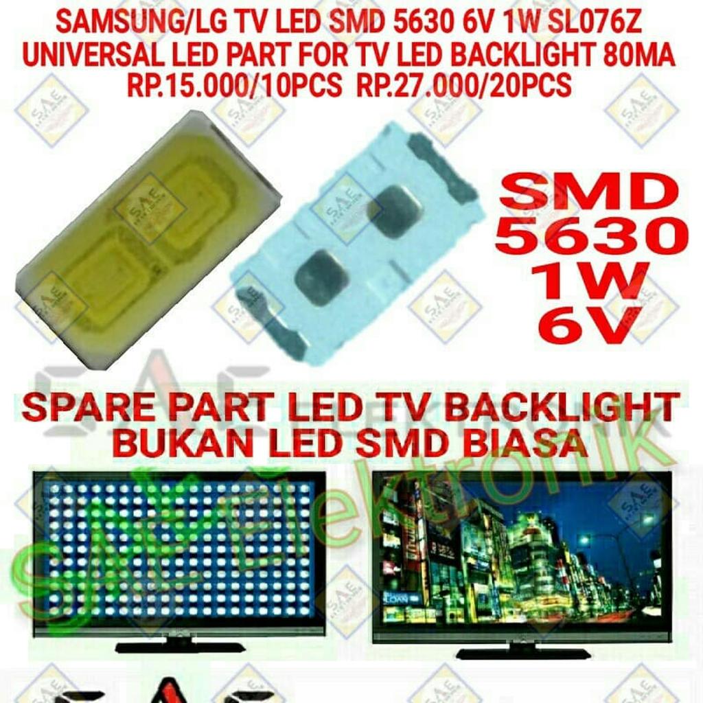 SL076Z 6V 1W SMD 5630 LED TV Backlight Universal - Mata LED TV