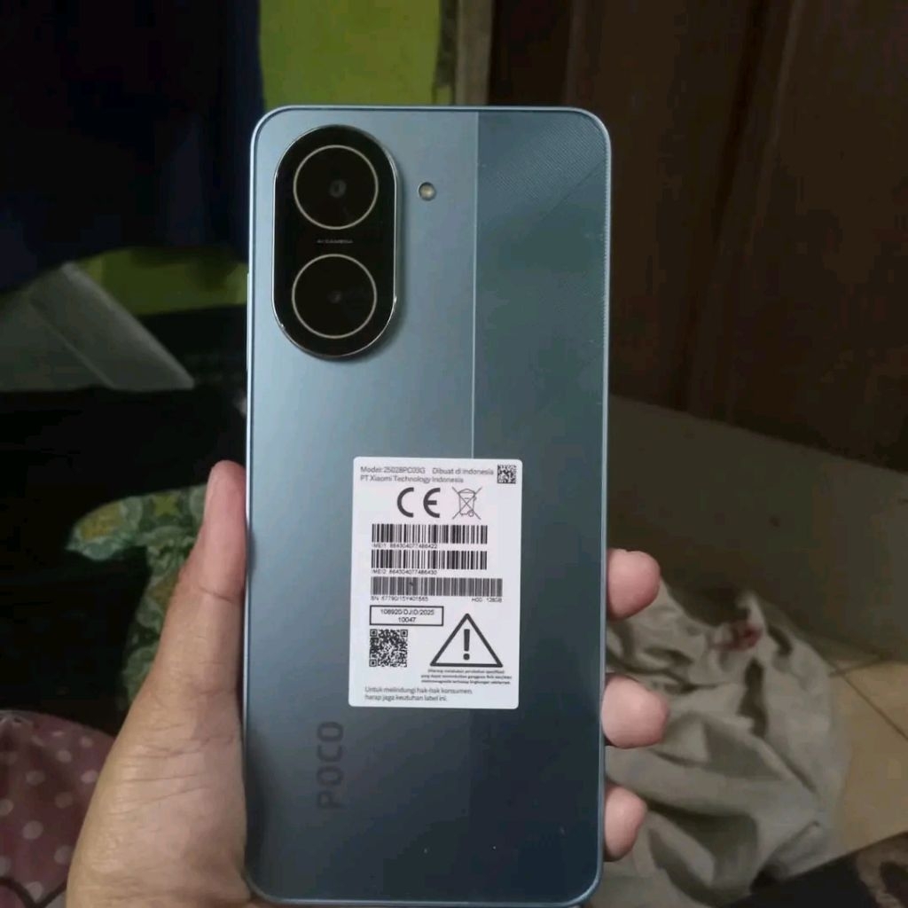 POCO C71 Ram 4+4/128 Minus PemakaianKel Hp+CasannRefresh 120hz Game Smooth
Sidik Jari Aktif
Face ID 