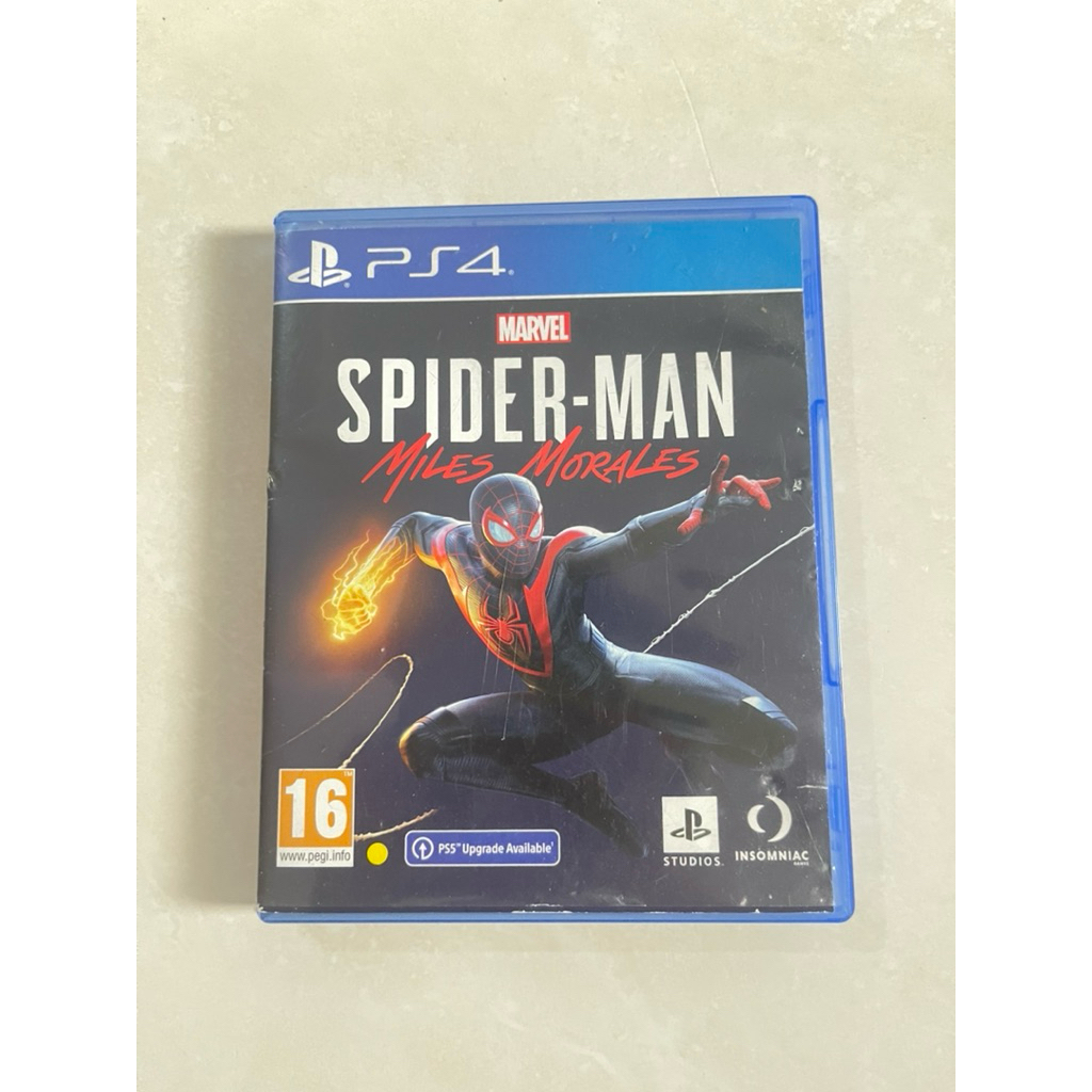 KASET PS4 SPIDERMAN MILES MORALES SECOND ORIGINAL