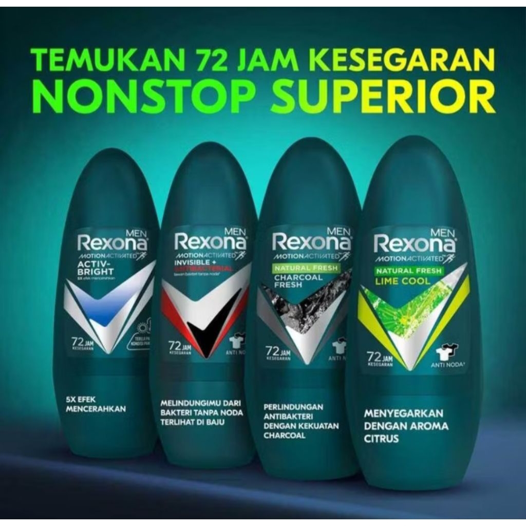 Rexona Men 72 Jam Kesegaran / Deodorant Rexona Men
