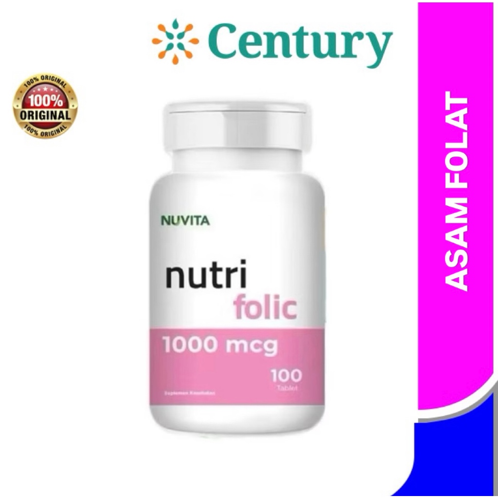NUVITA ASAM FOLAT 1000mcg 100 tab