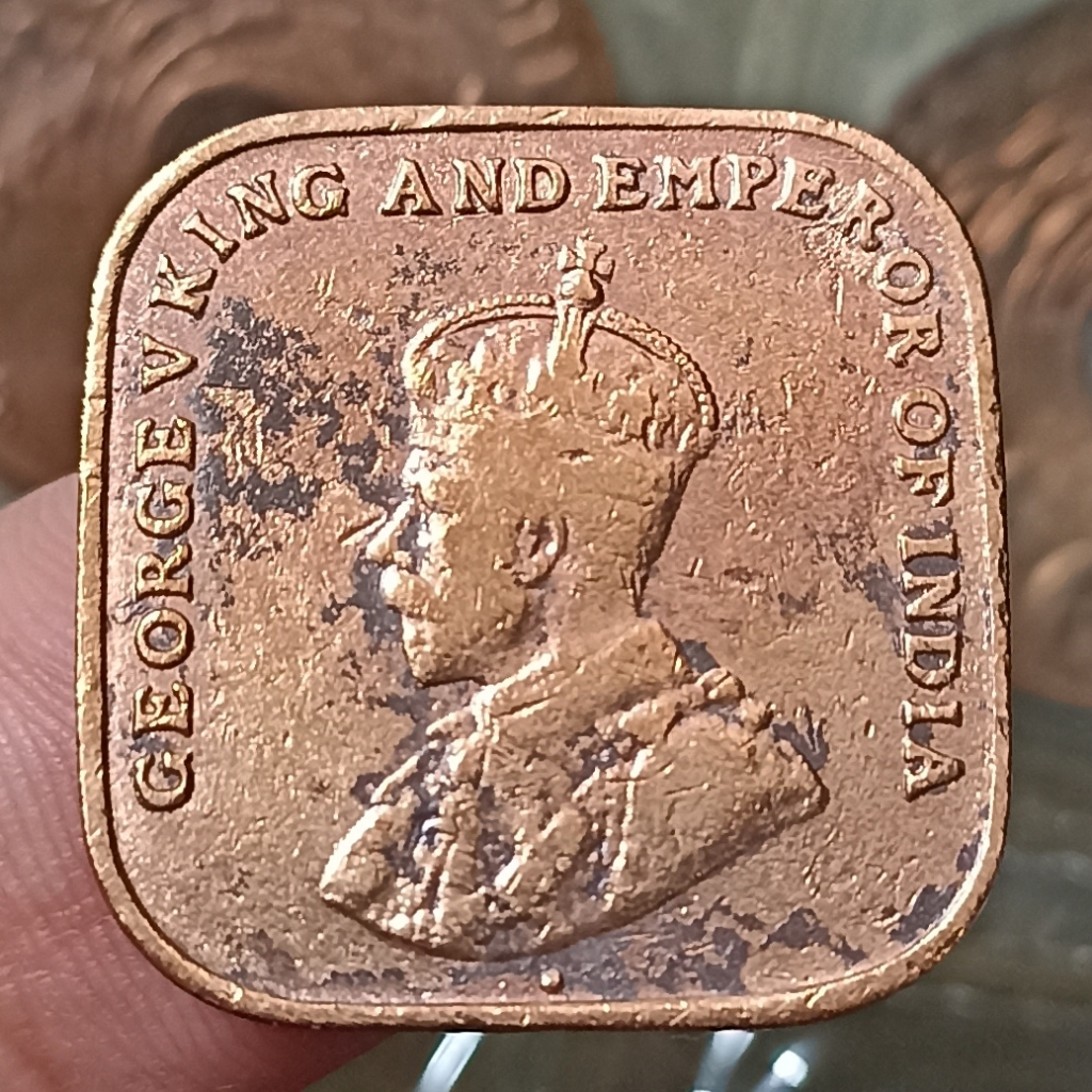 Koin Kuno Straits Settlements (British Malaysia) 1 Cent - George V 1919