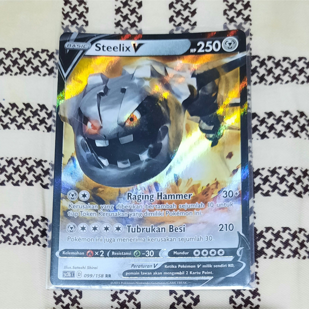 Kartu Pokemon Steelix V Sc3b bahasa indo tcg