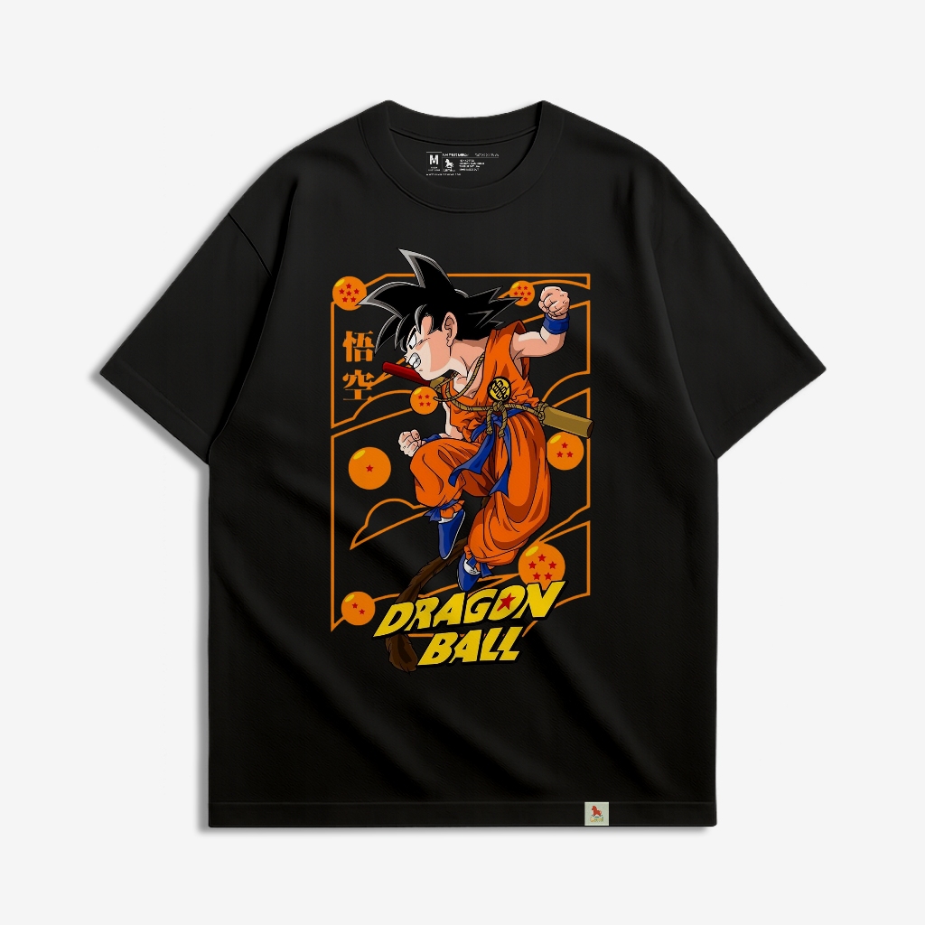 Kaos Anak Dragon Ball Goku Combed Premium Cotton Anak Banyak Warna - Baju Anak Goku Premium