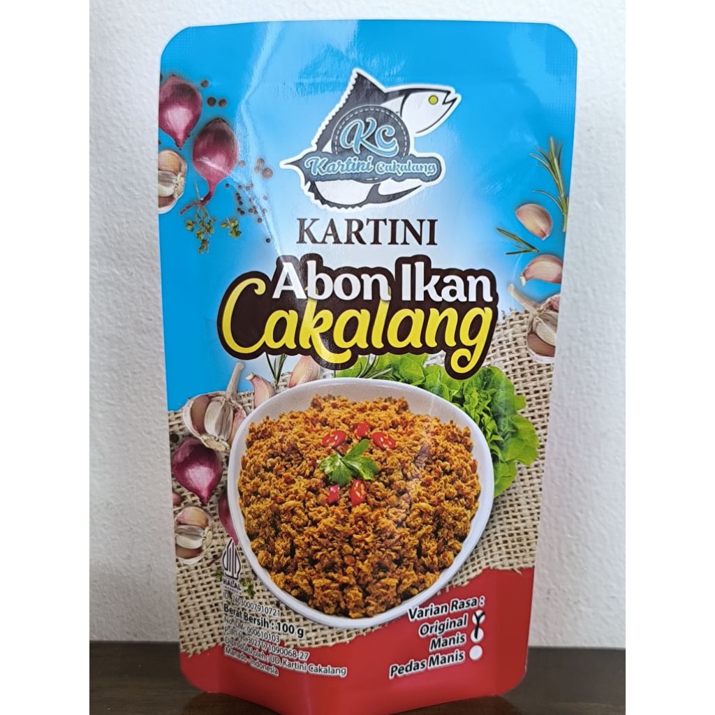 Kartini Abon Ikan Cakalang 100gr Rasa Original Oleh-oleh Khas Manado