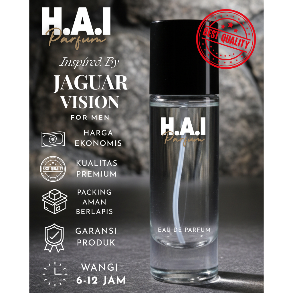 Parfum Jaguar vision / parfum pria tahan lama / best seller laki - laki dan wanita / parfum refill t
