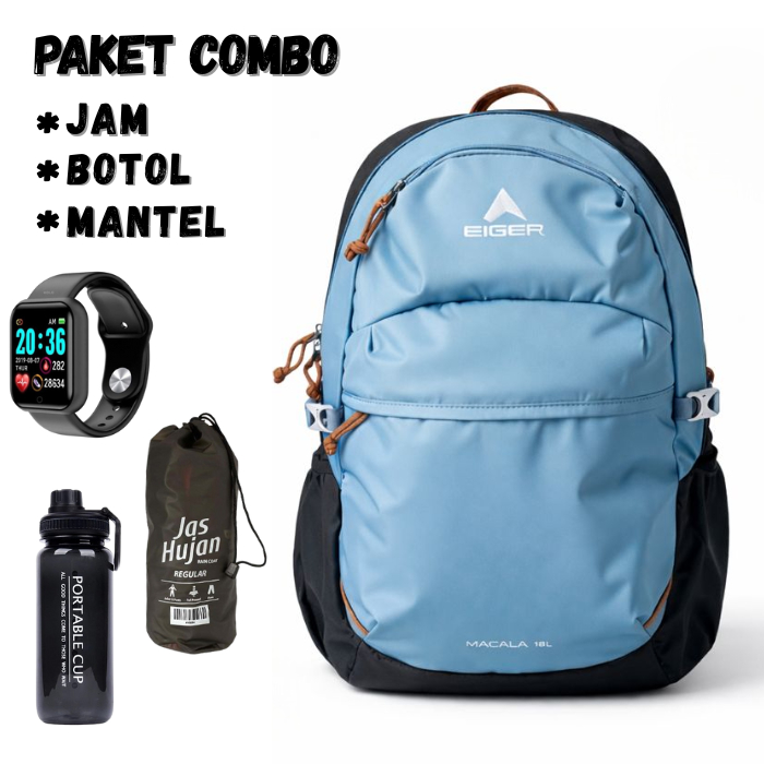 [ PROMO SPESIAL ] TERMURAH TAS RANSEL EIGER MACACA 18L BACKPACK ORIGINAL100% BISA COD