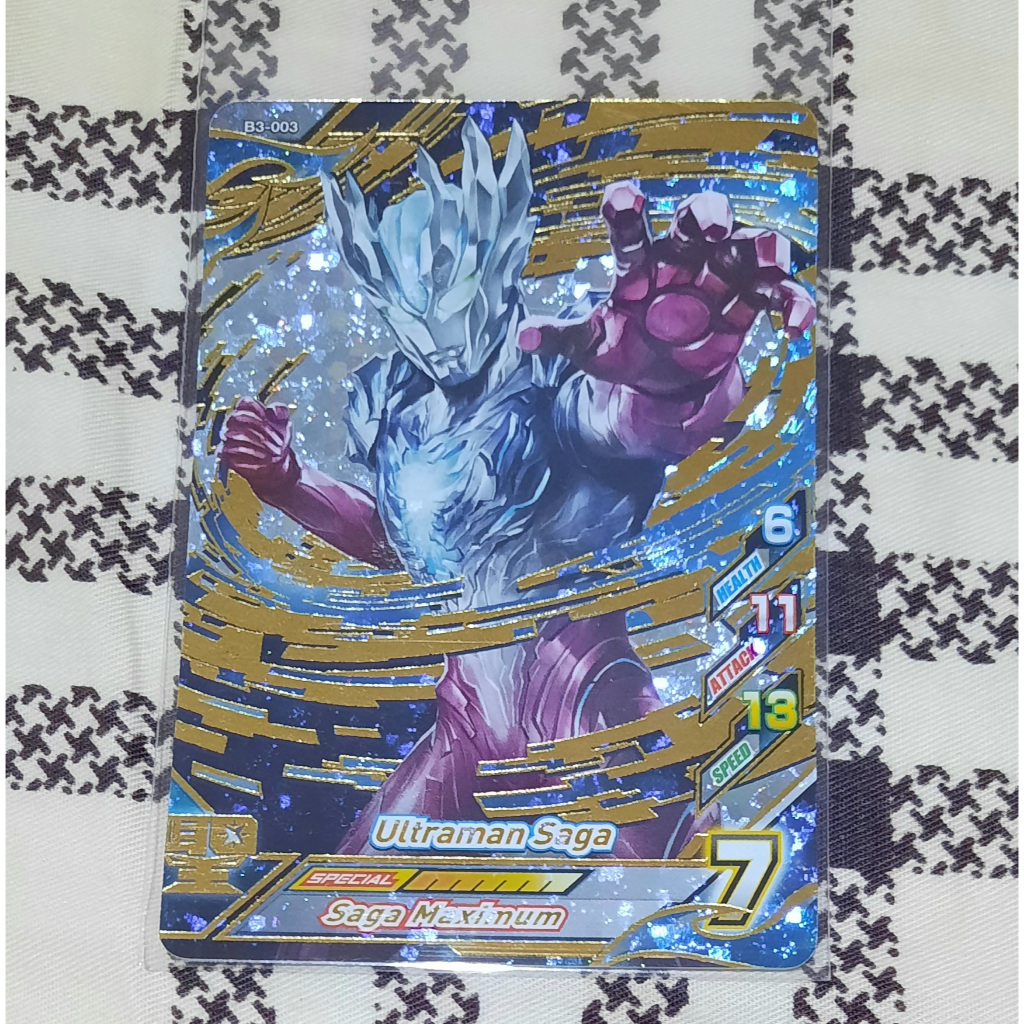 Kartu Ultraman Saga B3-003 Ultra Rare Ultraman Fusion Fight foil