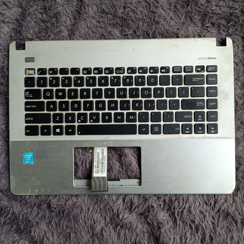 CASING FRAME KEYBOARD ASUS X450J Palmrest Topcase Kesing Kibot Kondisi second masih bagus