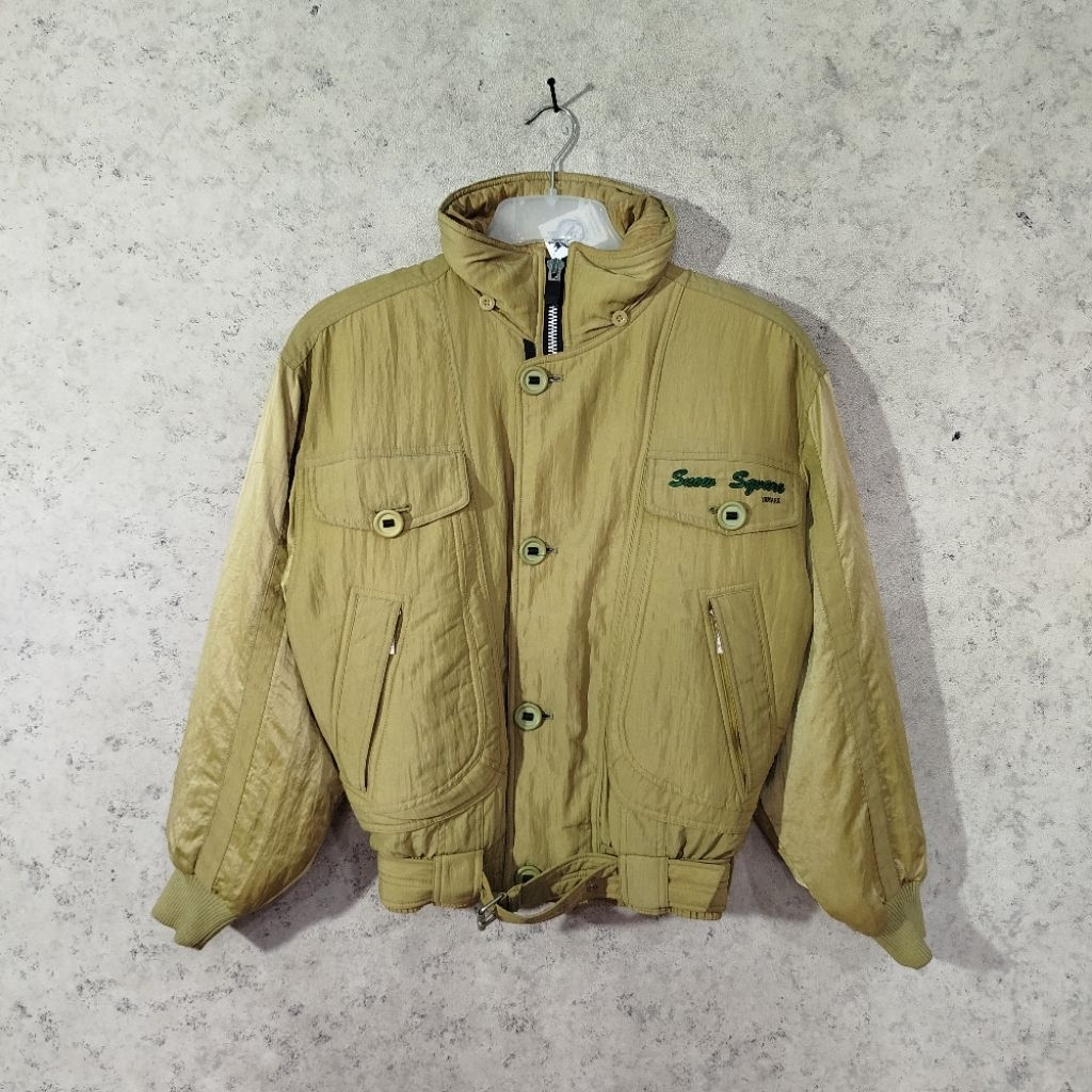 Jaket Snowboard Vintage Racing YAMAHA Jaket Sky Snow Square Tebal Size XXL