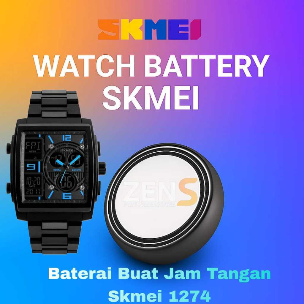 Baterai Batre Battery Buat Jam Tangan Skmei 1274 Battery Batrei Skmei 1274 Original
