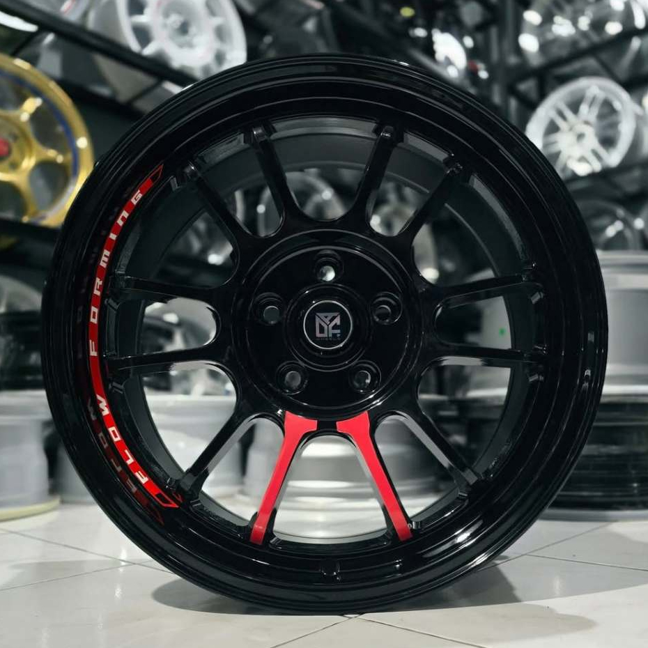 velg mobil ring 17 VENOM 5 FLOW FORMING LEBAR 8 ET 22 R17 velg racing Innova reborn civic Almaz teri