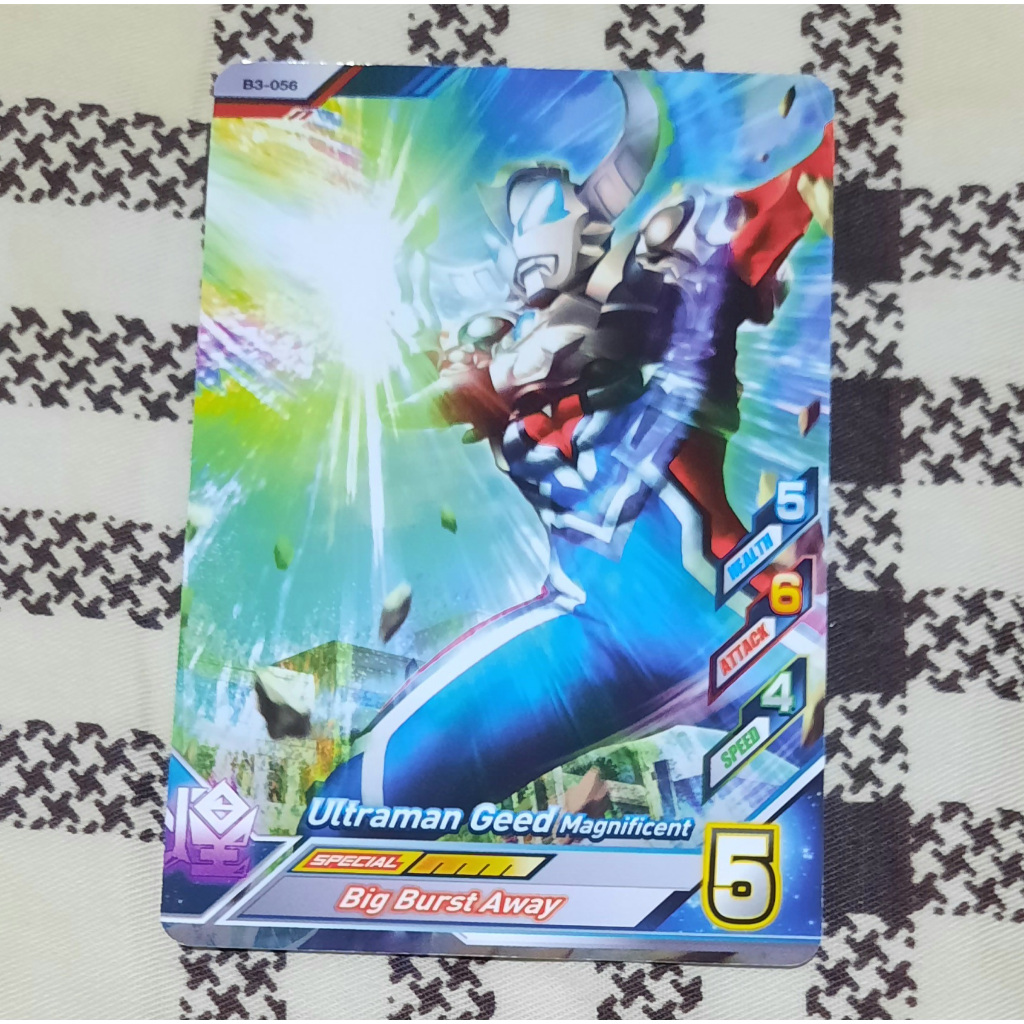 Kartu Ultraman Geed Magnificent B3-056 Ultraman Fusion Fight tcg