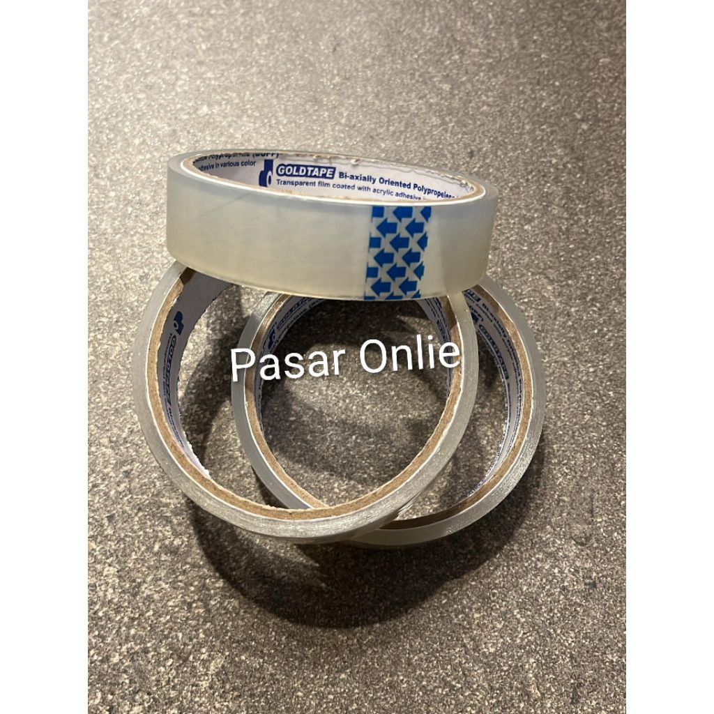 Isolasi Bening GoldTape Pcs