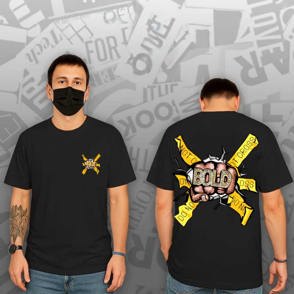 KAOS PRIA PROMO DISTRO COMBED BOLD GRAPHIC ATASAN UNISEX T-SHIRT SABLON MURAH VIRAL VOD PRIA WANITA