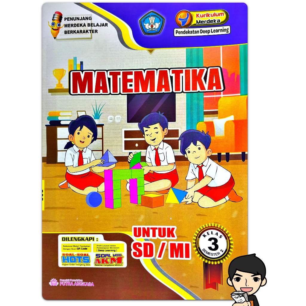 LKS MATEMATIKA SD KELAS 3 SEMESTER 2 2025-26 KURIKULUM MERDEKA Deep Learning | PUTRA ANGKASA