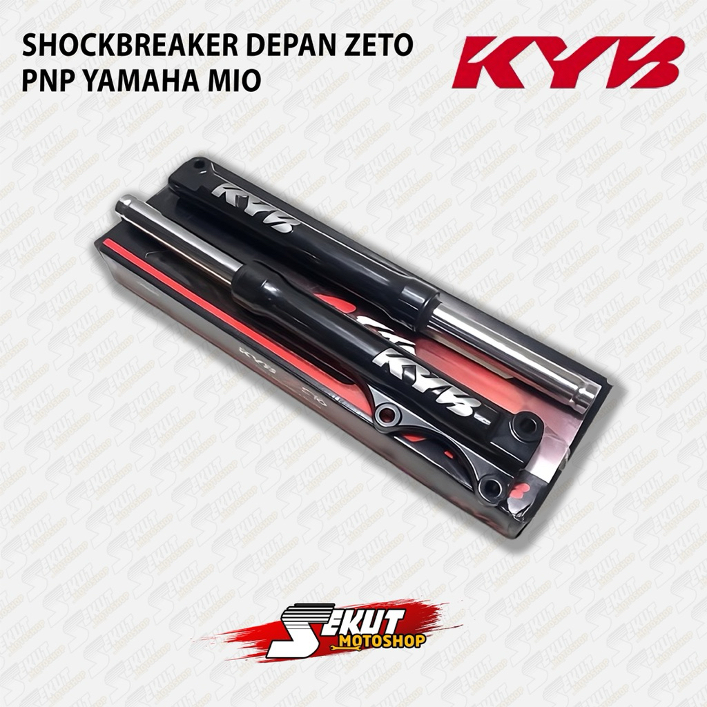 Shock Shockbreaker Depan KYB Mio Soul Fino KYB Zetto Black Original