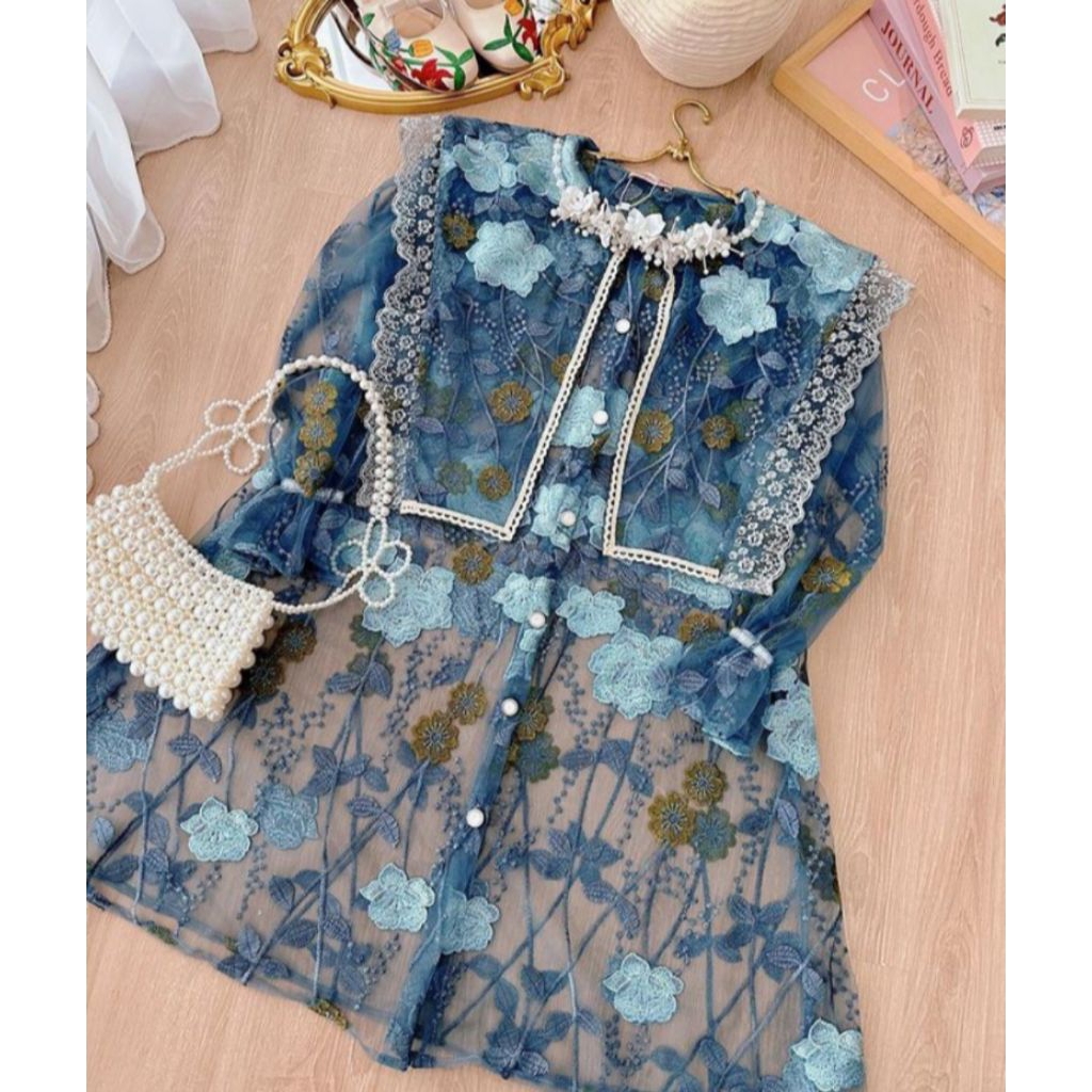 Seruni Batari Haidee&orlin | Tunik Haideeorlin | Tunic Wanita | Tunic Kondangan | Tunic Brokat | Tun