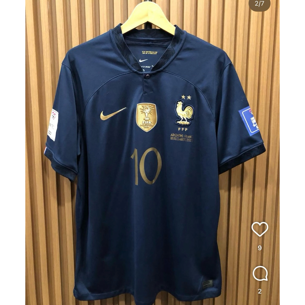 France Home 2022 size Xl Mbappe France