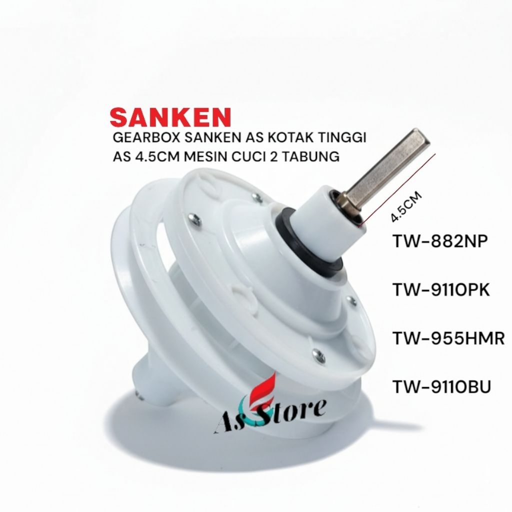 Gearbox Sanken As Kotak 4.5CM/gerbox Sanken quality premium TW-882NP TW-9110PK TW-955HMR TW-9110BU
