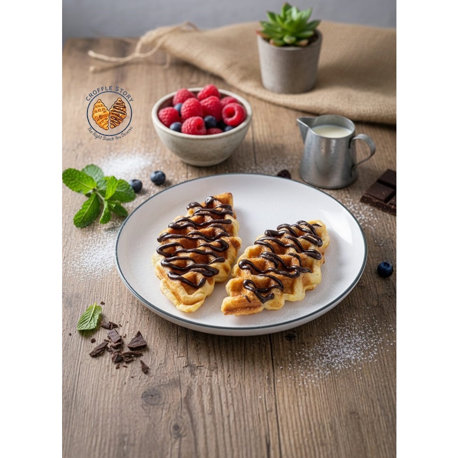 1 pcs Croffle Caramel Topping Chocolate By Croffle Story