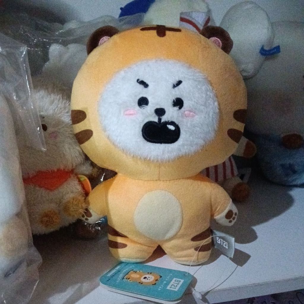 READY - BT21 RJ Tiger Tatton Plush Doll Line Friends Official 2022