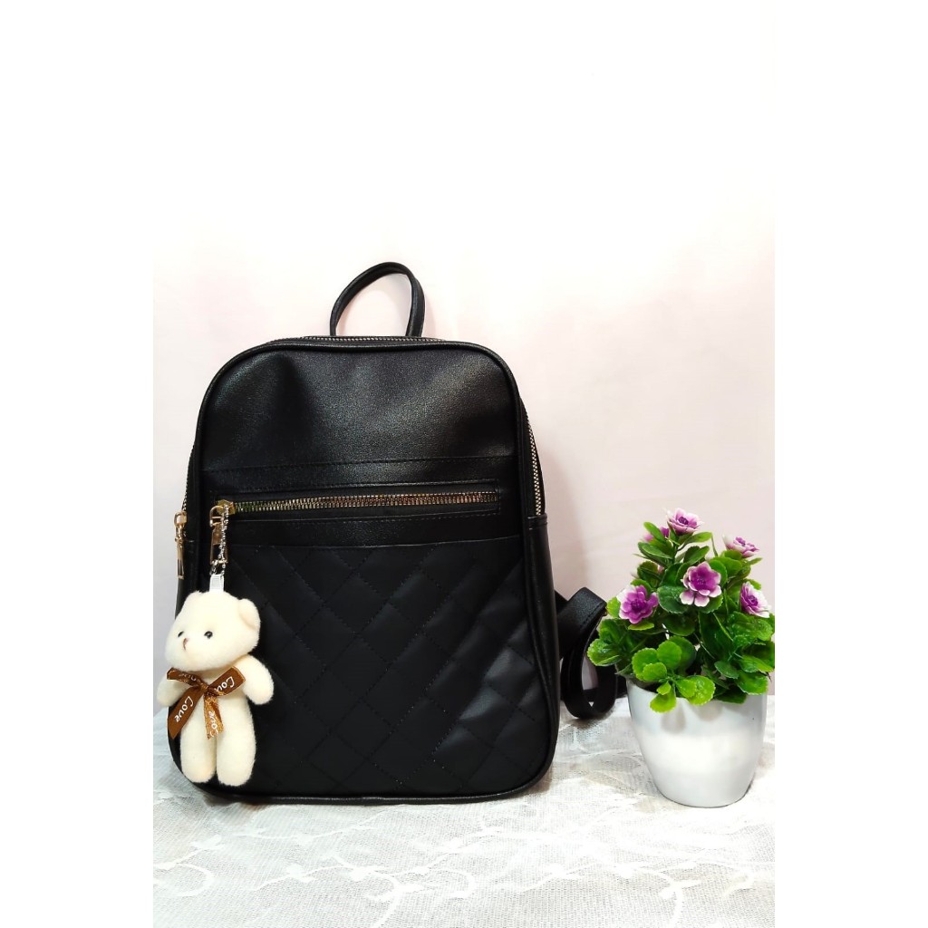 DIANS STELLA BAG Tas Ransel Wanita Tas Gendong sekolah kulit sintetis Tas korea Style