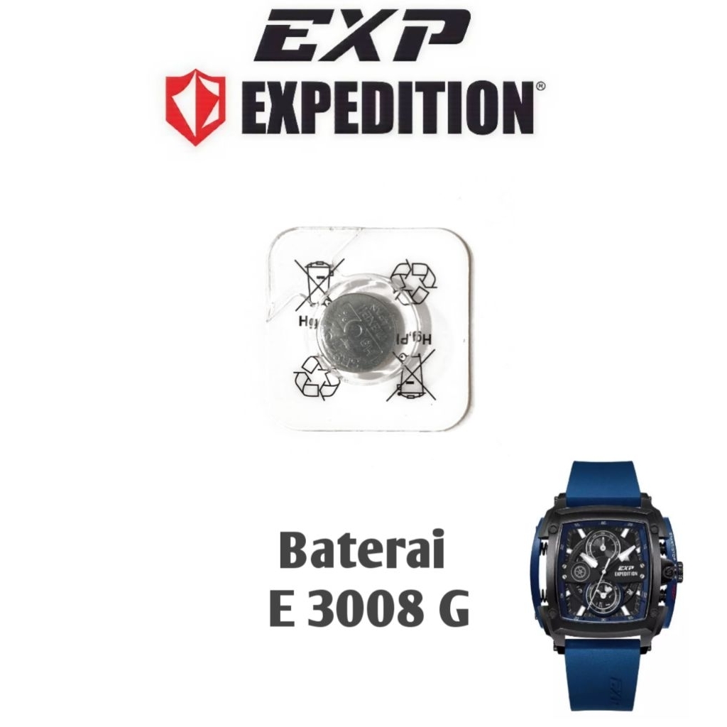 Baterai Original untuk Jam Tangan Expedition Tipe E 3009 G, E 6372 M, E 6392 M , E 6618 M, E 6766 M,