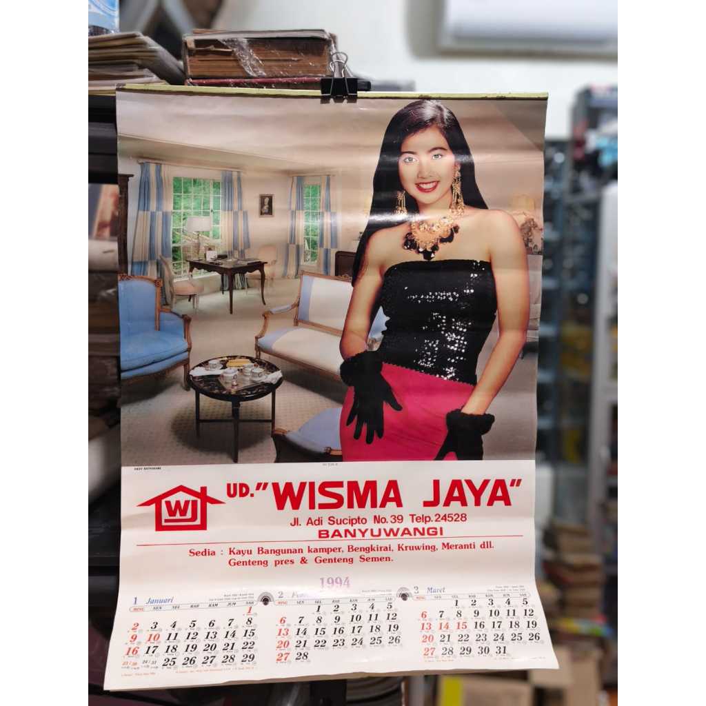 KALENDAR LAWAS KALENDER TAHUN 1982 1994 1980 DESSY RATNASARI