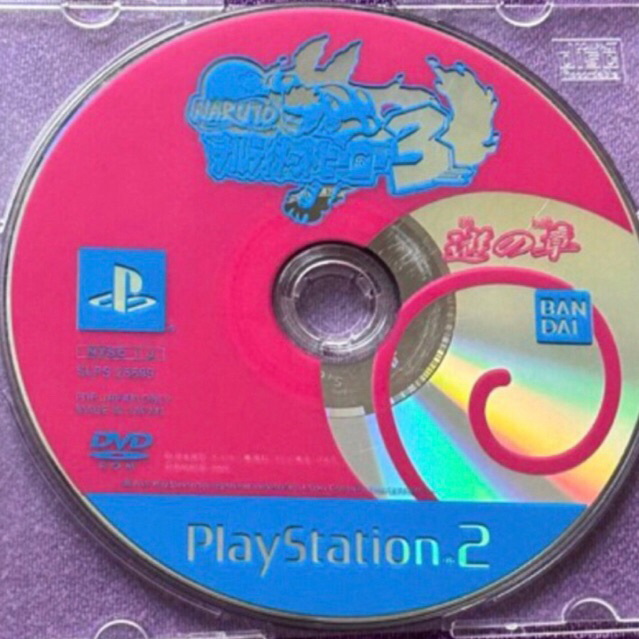 kaset ps2 ori japan naruto 3
