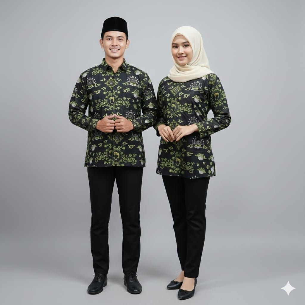 Seragam Batik MA'ARIF NU GURU , Pria & Wanita Terlaris