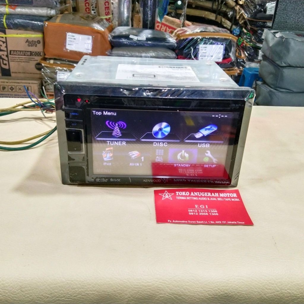 Head unit doubel Din Kenwood ddx-3035 Eks Honda