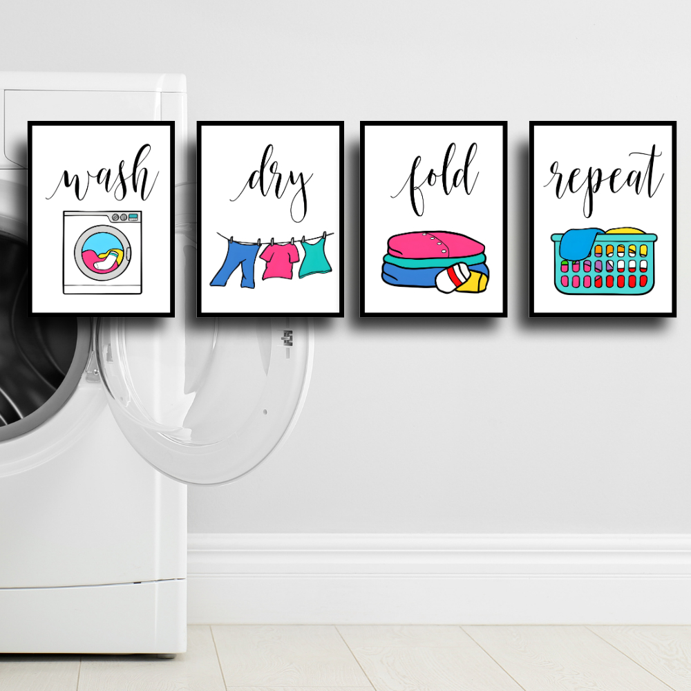 Hiasan Dinding Laundry Dekorasi Pajangan Toko / Laundry Room Hiasan Dinding