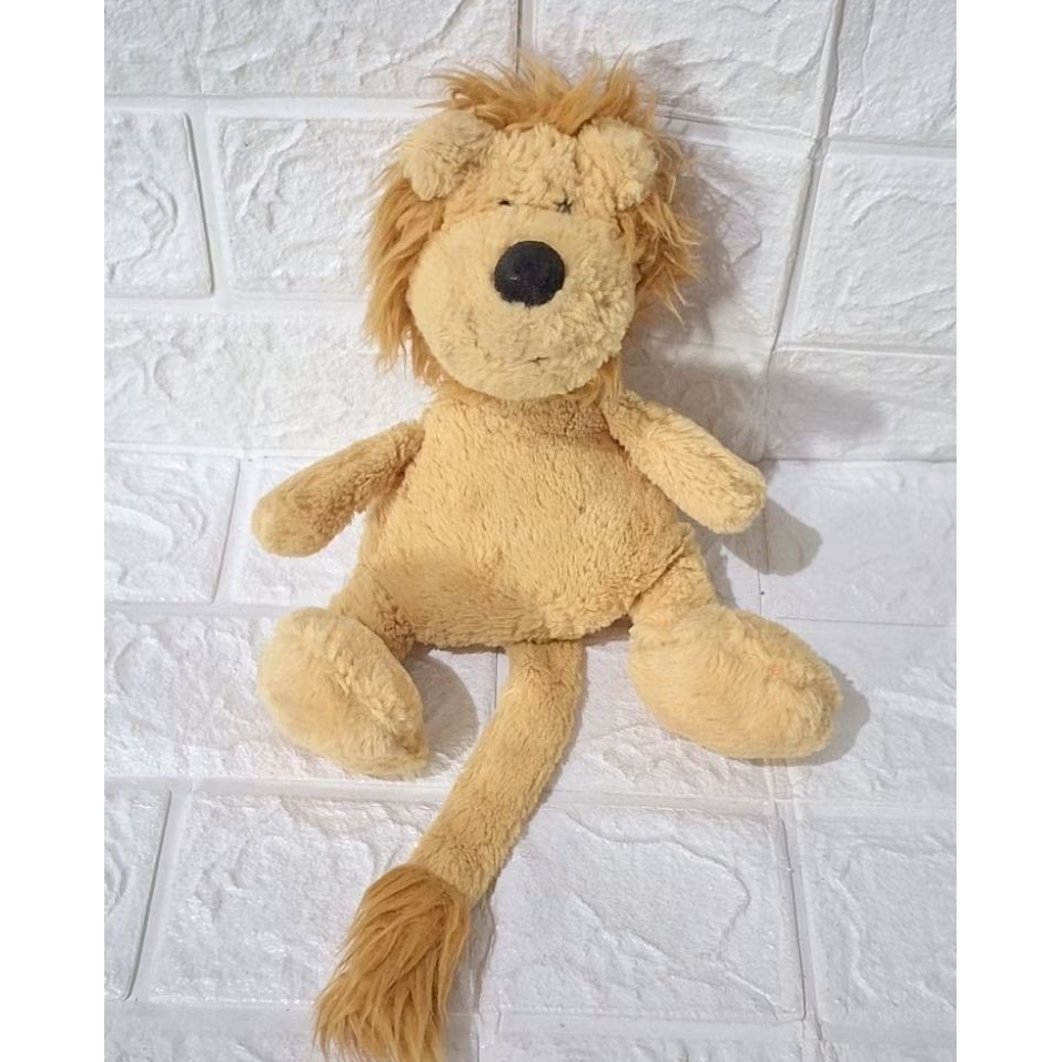 boneka kelinci coklat telinga panjang lembut rabbit original brand jellycat london bordir brown rabb