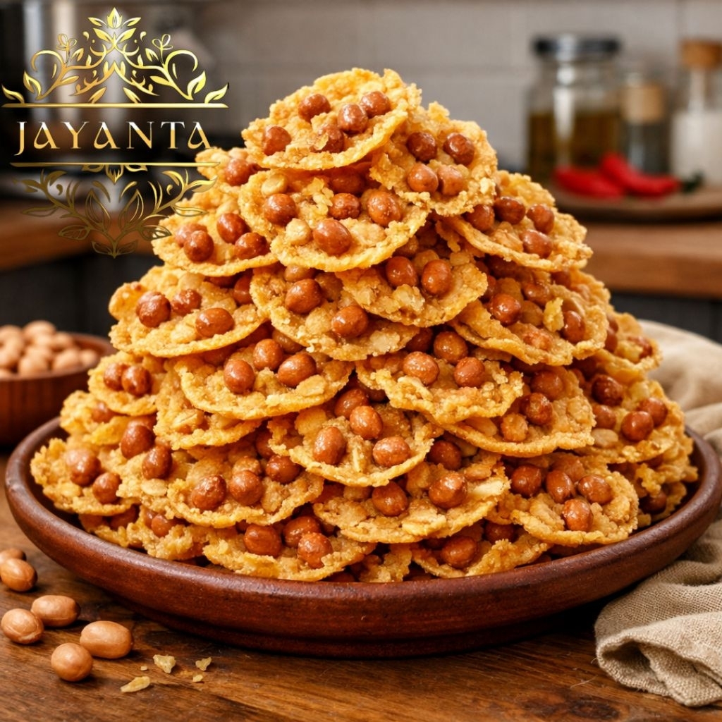 Cemilan peyek kacang khas jogja