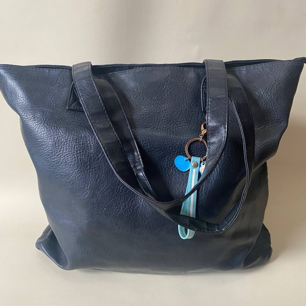 PL tas handbag kulit hitam kode 09122