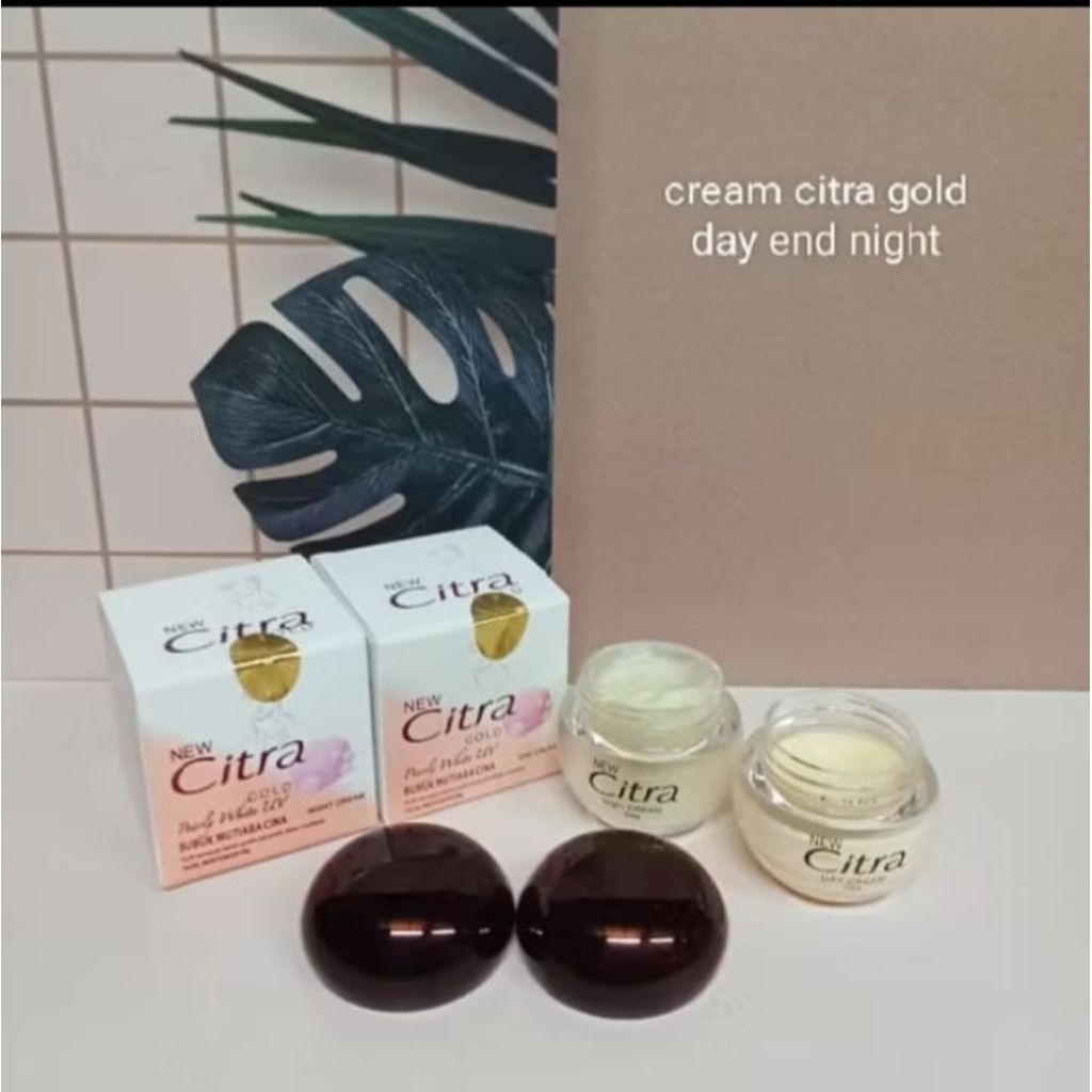 Cream Citra Gold  Pearly White UV Moisturizer Saing&Malam