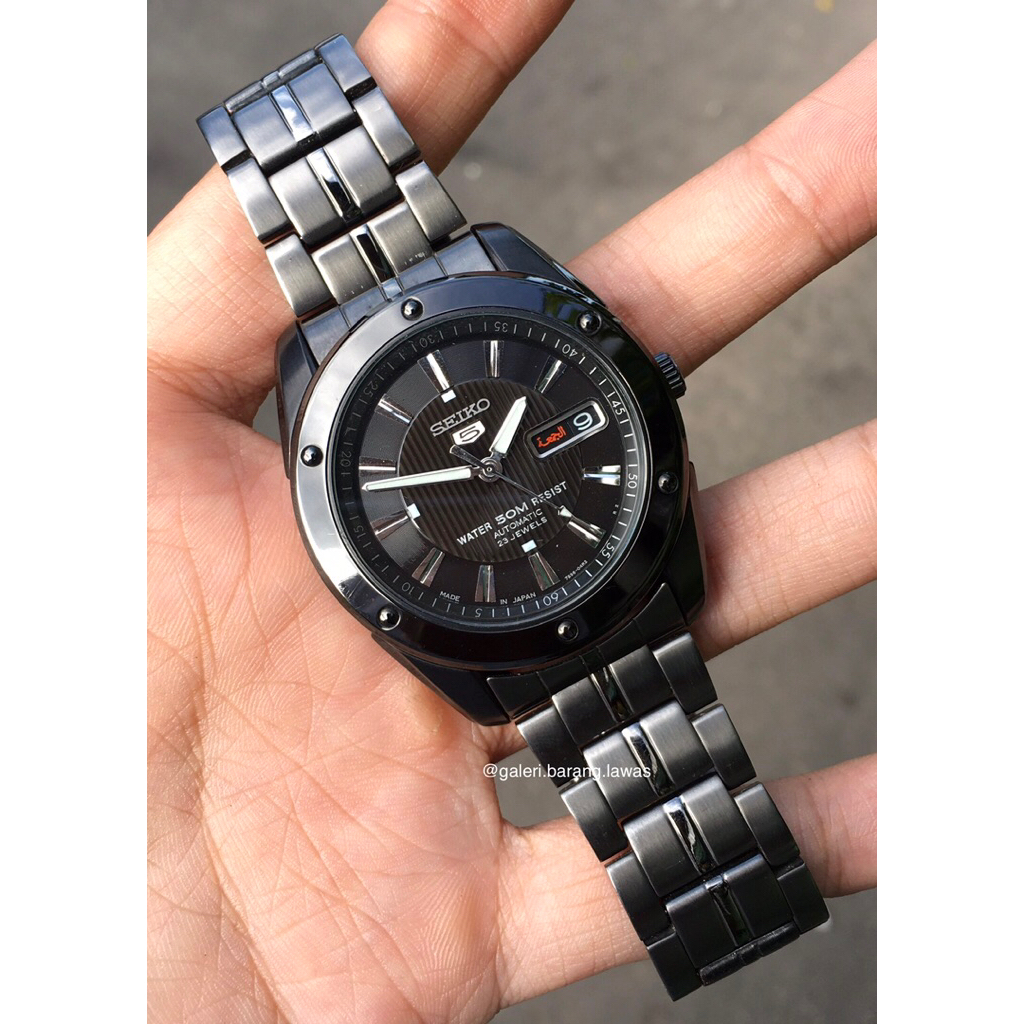 SEIKO 5 SPORT BLACK GUN METTAL CAL.7S36B