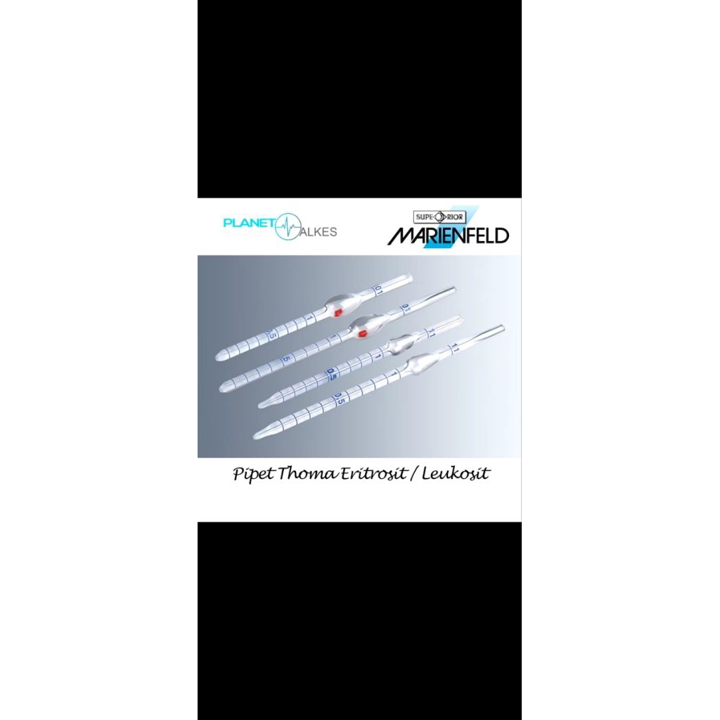 pipet thoma eritrosit/leukosit marienfield
