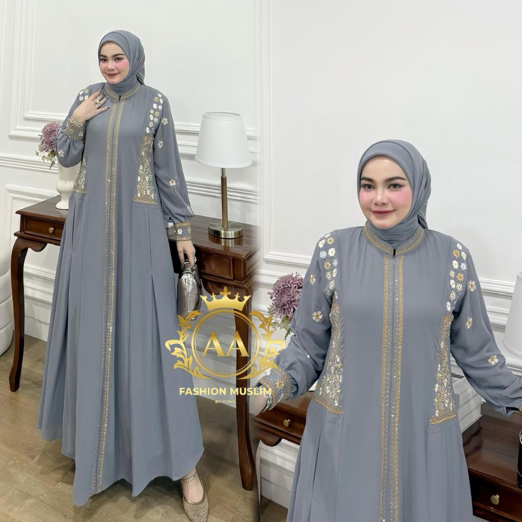 Khanza dress set hijab segi empat