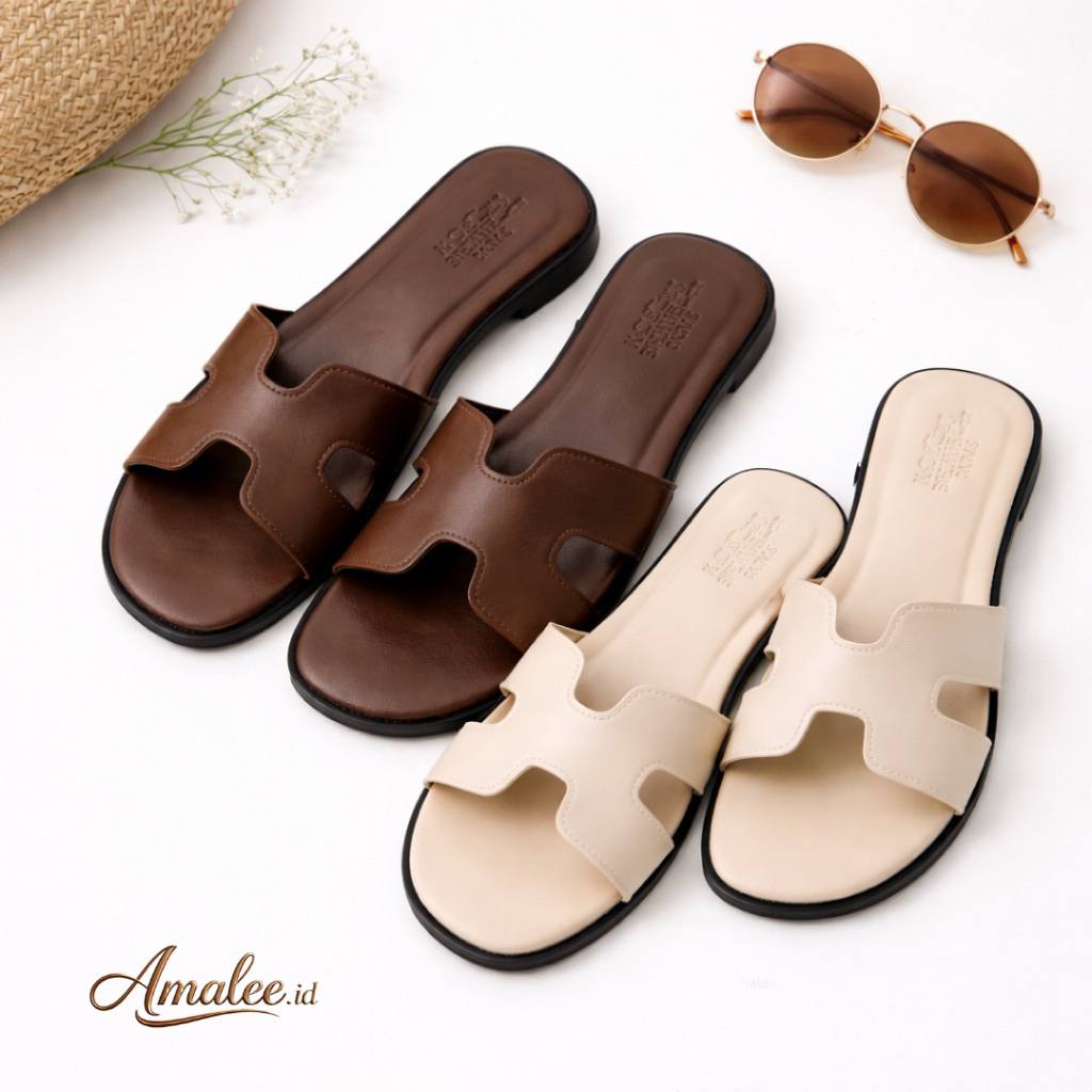 Sandal Segala Kondisi - Sandal Harian Kondangan Cewek Anti Mengelupas