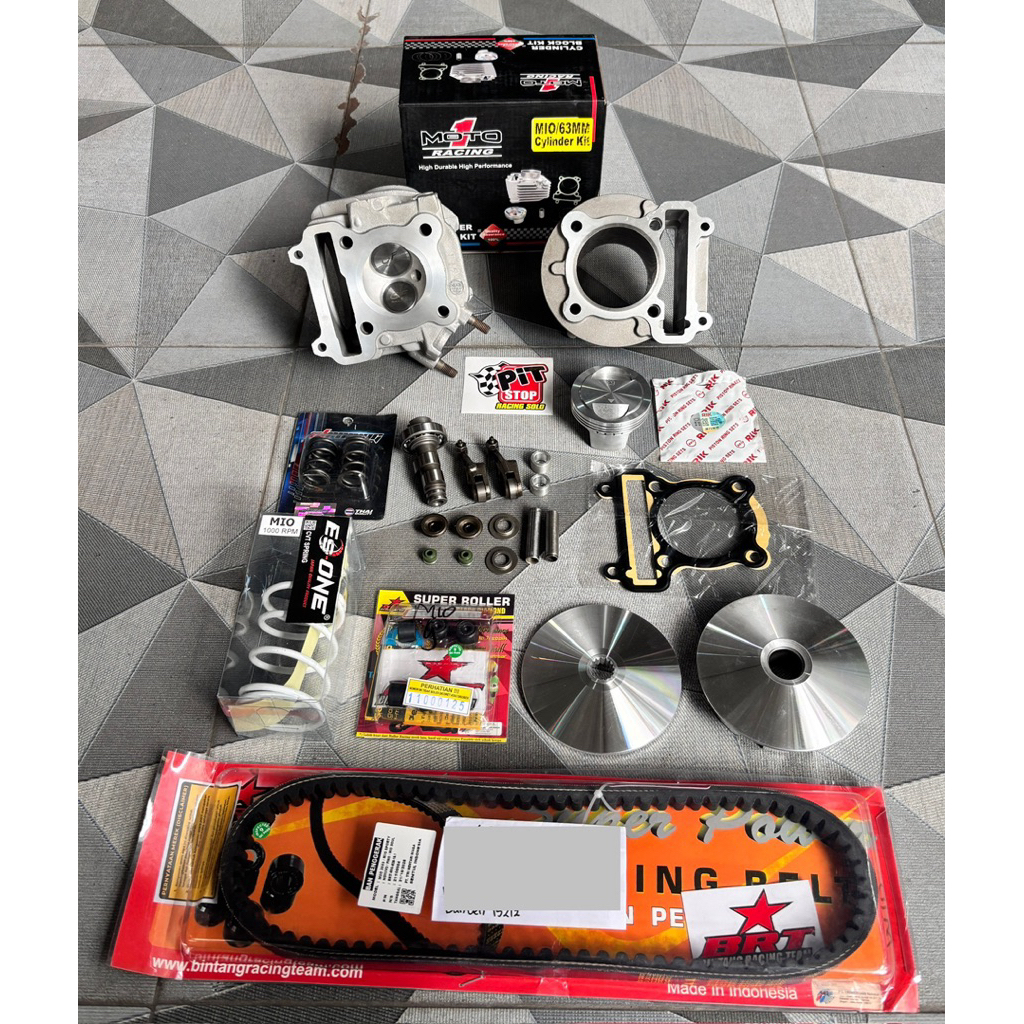 bore up mio 150cc harian bore up mio 180cc harian pelatuk roller pnp/rra blade + paket cvt