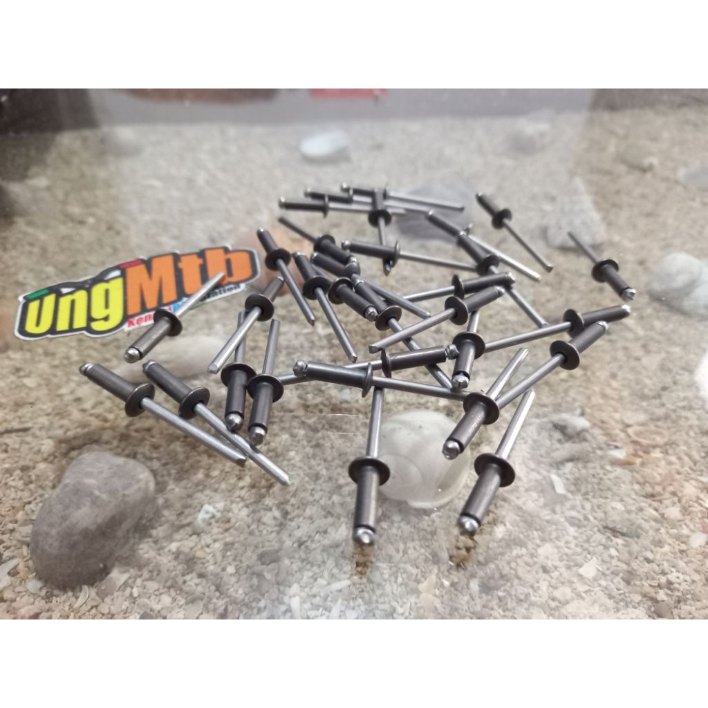 paku rivet titanium paku rivet knalpot titanium ninja paku titanium knalpot rx king plat titanium as