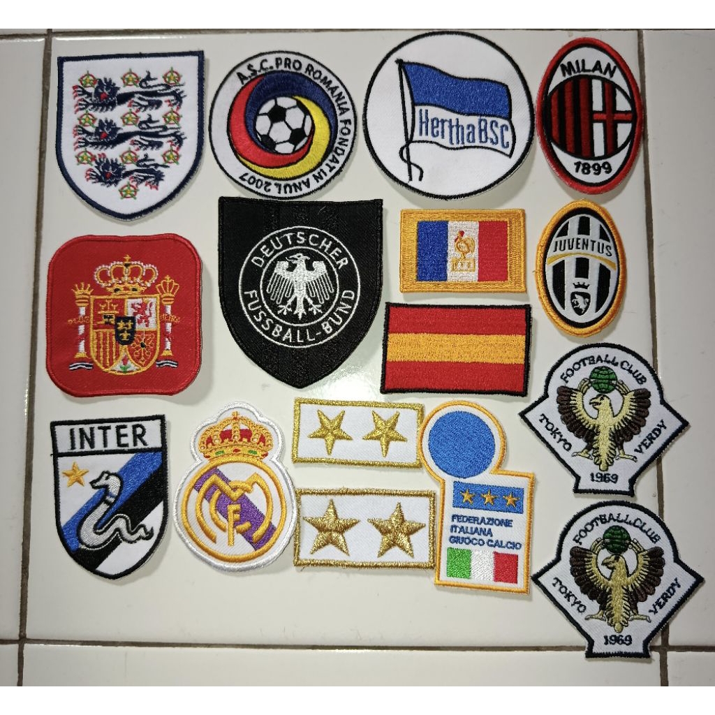 patch/badge logo bola bordir